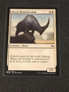 Magic the Gathering Fate Reforged Mystery Booster Great Horn Krushok - Bild 1 von 2