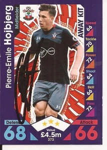 PIERRE EMILE HOJBJERG * SIGNED SOUTHAMPTON 2016/2017 AWAY KIT MA TRADING CRD+COA - Picture 1 of 1