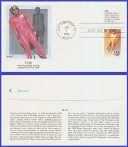 Luge USA3 #2808 U/A FLEETWOOD FDC PB - Imagen 1 de 1