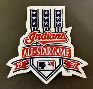 1997 ALL STAR GAME OFFICIAL MLB BASEBALL PATCH CLEVELAND 5”x5” - Picture 1 of 1