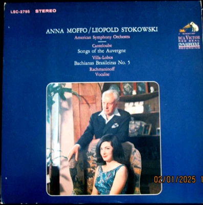Anna Moffo / Leopold Stokowski Canteloube RCA Stereo LSC-2795 Read Seal - Image 1 of 4