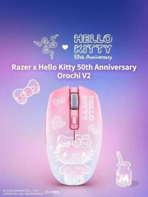 Razer x Sanrio Hello Kitty Friends 50th Anniversary Orochi V2 Wireless BT Mouse - Image 1 of 3