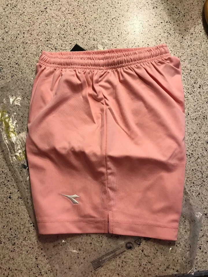 Diadora Uffizi Adults Soccer Shorts DIADRY Moisture Pink YM