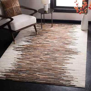 New Large Cowhide Skin Rug Leather Carpet New Hair Cowhide Carpet 8'X10'|9'X12 - Picture 1 of 3