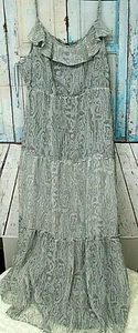 Women's sz 2x Wood Grain Relativity Maxi Dress NWT - Picture 1 of 8