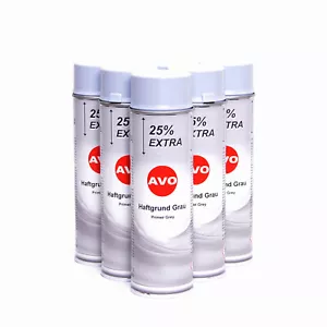 Grundierung Spraydose 6x 500ml Sprühdose Haftgrund grau Autolackspray A08001 - Bild 1 von 1