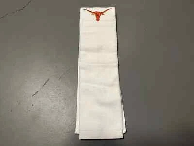 Asciugamano QB gioco calcio bianco emesso squadra Texas Longhorns - Immagine 1 di 4