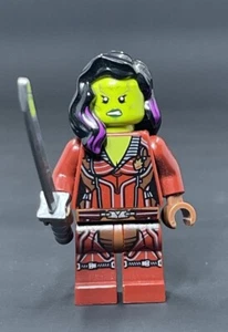 Lego Minifigure Gamora (SH124) From Guardians of the Galaxy Set 76021 - Picture 1 of 6