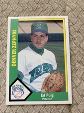 1990 CMC AAA/ProCards Denver Zephyrs - Individual Picks Very Good/NM Condition