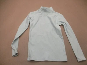 Under Armour Size M Kids Unisex Blue High Neck Long Sleeve Slim Athletic Top 256 - Picture 1 of 7