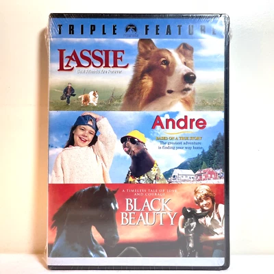 LASSIE / ANDRE / BLACK BEAUTY (2007) DVD Adventure Comedy Drama Family - NEW Foto 1 de 4
