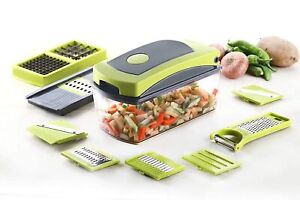 12 In 1 Vegetable Chopper Mandolin Slicer Grater with Container Multi Purpose