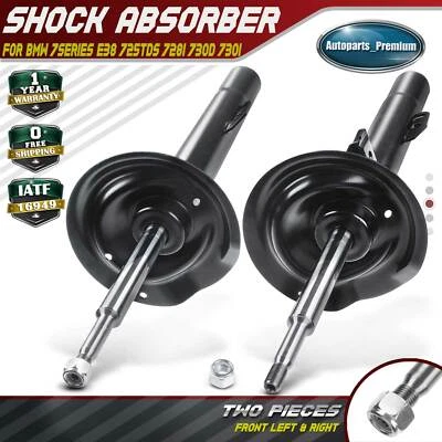 2x Front Side Shock Strut for BMW E38 740i 740iL 1995-2001 750iL 1994-2001 Sedan - Image 1 of 4