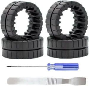 4 Pack Wheel Tires Repair Replacement Parts Compatible for IRobot Braava Jet M6 - Picture 1 of 1