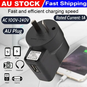 USB Wall Home Charger Power Plug AC Fast Charge For Mobile Phone iPhone Android - Picture 1 of 7