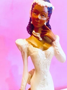 Verona Collection BRIDE FIGURINE African American Figurine 9.5" EUC - Picture 1 of 11