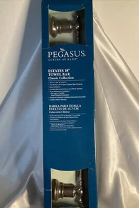 Pegasus Estates 18 in. Towel Bar in Heritage Bronze 862 020L New In Box - Picture 1 of 5