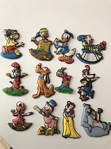 12x Walt Disney Schaumstoff-PVC Figur (70 er Jahre) Nutella Donald Balu Pluto .. - Bild 1 von 8
