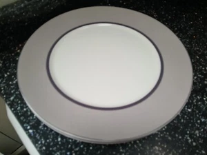 MARKS AND SPENCER MANHATTAN TAUPE DINNER PLATES X 2 - Picture 1 of 2