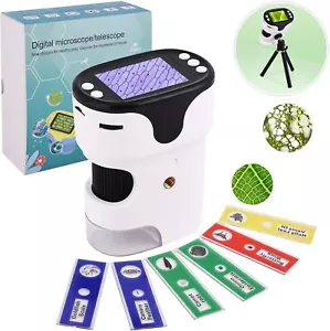 Children's Microscope, Science Education Kit, Video and Photo Capture, Portable - Picture 1 of 7