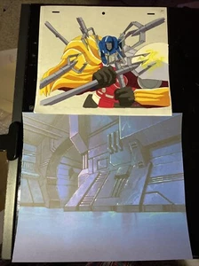 Vintage Transformers animation cel Beast Wars production art toys robots MT - Picture 1 of 5