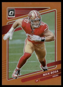 2021 Donruss Optik #193 Nick Bosa SN199 orange Holo - Bild 1 von 2