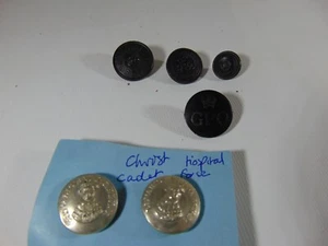 Lote de 6 x Botones De Colección Cristo Hospital Cadete Fuerza GPO SEN Enfermera Trabajo - Imagen 1 de 4