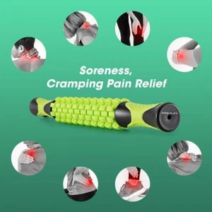 Palo de masaje con rodillo muscular Doeplex para atletas masajeador corporal de 17,5" recuperación EE. UU. - Imagen 1 de 8