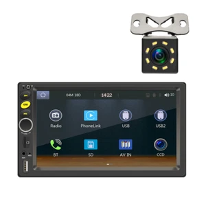 Touch Screen Car Stereo Bluetooth MP5 Player FM AUX for Carplay Android 2DIN 7in - Picture 1 of 24