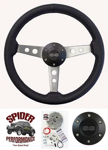 1969-1989 Chevrolet SS steering wheel 14" CLASSIC LEATHER - Picture 1 of 10