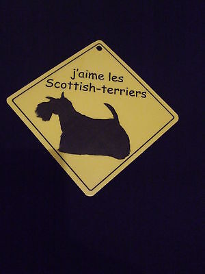 Pancarte -  J'aime Les Scottish-terriers • 5.20€