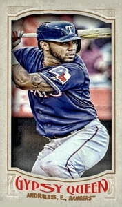 2016 Topps Gypsy Queen #273 Elvis Andrus Mini - Foto 1 di 2