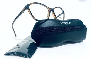 NEW VOGUE VO 5057 W656 HAVANA BROWN CAT EYE RX EYEGLASSES 51-16-135 MM W/CASE - Picture 1 of 11