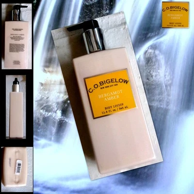BATH BODY WORKS CO BIGELOW BERGAMOT AMBER BODY LOTION-11.6oz-345ml-BRAND NEW WOB - Image 1 of 4