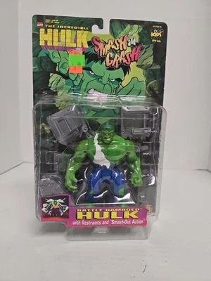  The Incredible Hulk Smash And Crash Battle Damaged Hulk Toy Biz 1997 новая - Изображение 1 из 2