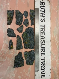 Modellino treno ferrovia diorama dipinto campo pietra Wargaming scenario terreno A4 - Foto 1 di 8