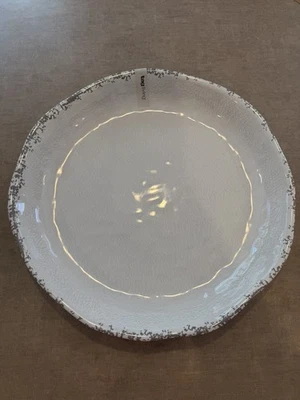 TAG Brand White/Gray Melamine Serving Tray/Platter Brand New - Image 1 of 4