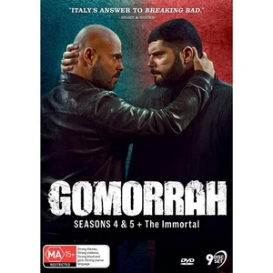 Gomorrah: Seasons 4 & 5 + The Immortal DVD | Italian TV Series | 9 Disc Set - Picture 1 of 1