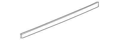 Genuine GM Charcoal Passenger Side Front Door Center Molding 10347955 - Изображение 1 из 3