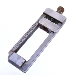 VINTAGE PRINTER METAL COMPOSING STICK 22 PICA UNMARKED LIGHT SURFACE RUST - Picture 1 of 5