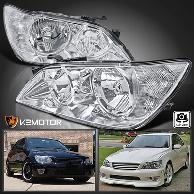 Clear Fits 2001-2005 Lexus IS300 Headlights Assembly Headlamps Left+Right 01-05 Foto 1 de 4