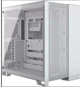 CORSAIR 6500D Airflow Tempered Glass Super Mid-Tower, White - CC-9011260-WW - Picture 1 of 5