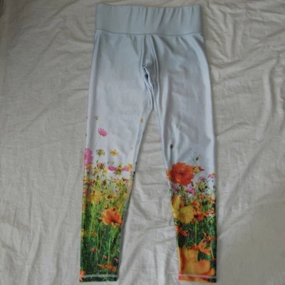 Terez Leggings Mujer Medianos Flor Silvestre Floral Yoga Pantalones Tiro Alto Elastizados Foto 1 de 3