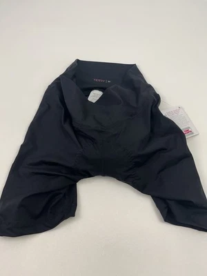 Bermuda de ciclismo feminina Glamazon acolchoada preta média giratória - NOVA - Imagem 1 de 4