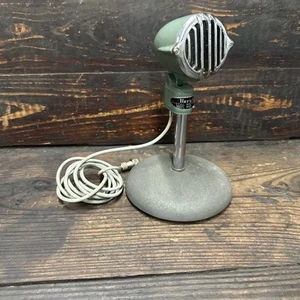 VINTAGE HERALD CRYSTAL MICROPHONE MODEL M105 CAST IRON BASE *UNTESTED* - Picture 1 of 10