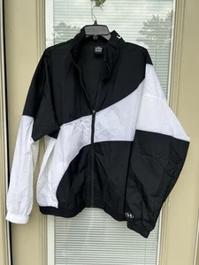 UNDER ARMOUR UA LEGACY CRINKLE JACKET WINDBREAKER 1382762-001 Size XL - Picture 1 of 4