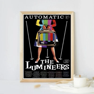 The Lumineers 2025 Automatic Tour Poster Live Music Print Wall Decor - Image 1 of 4