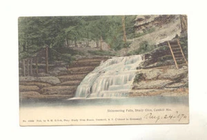 1907 WATERFALL Shady Glen CATSKILL MT New York Postkarte - Bild 1 von 1