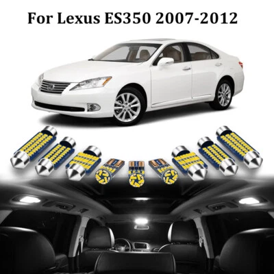 14x White LED Car Interior Light Bulbs Package Kit for Lexus ES350 2007-2012 - Image 1 of 4