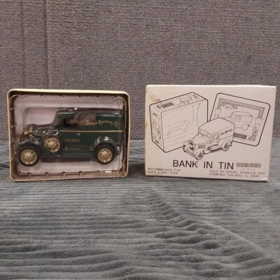 Rare Bank In Tin Die Cast Henry's Lady Model A Sold By Sears Roebuck and Co-t10 - Image 1 of 2